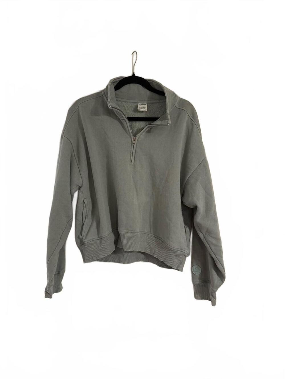2010 PINK Victoria's Secret Light Blue Half-Zip Pullover